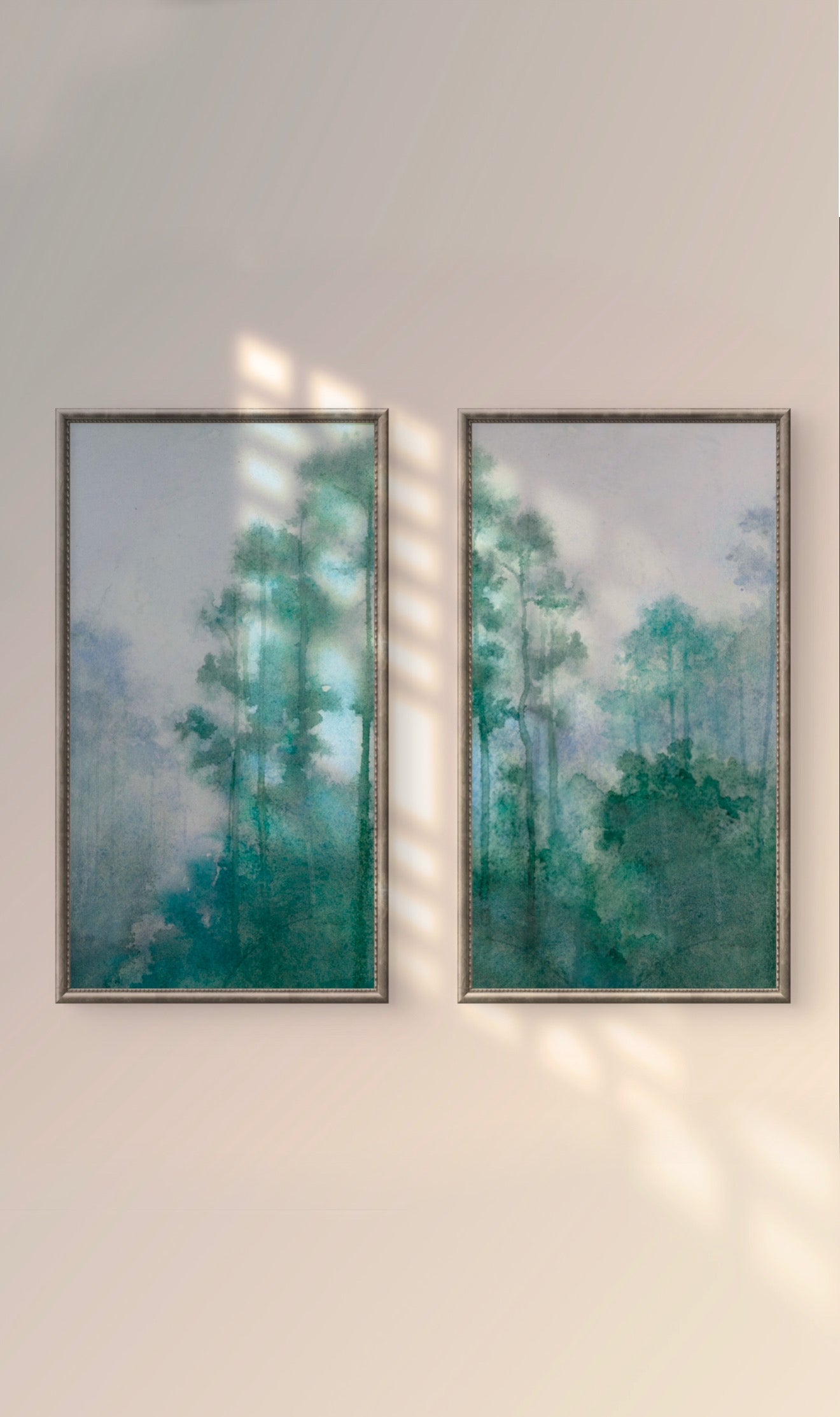 ✣ fog through loblolly pines sister prints ✣